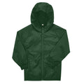 Bottle Green - Front - B&C Childrens-Kids #Reset Windbreaker