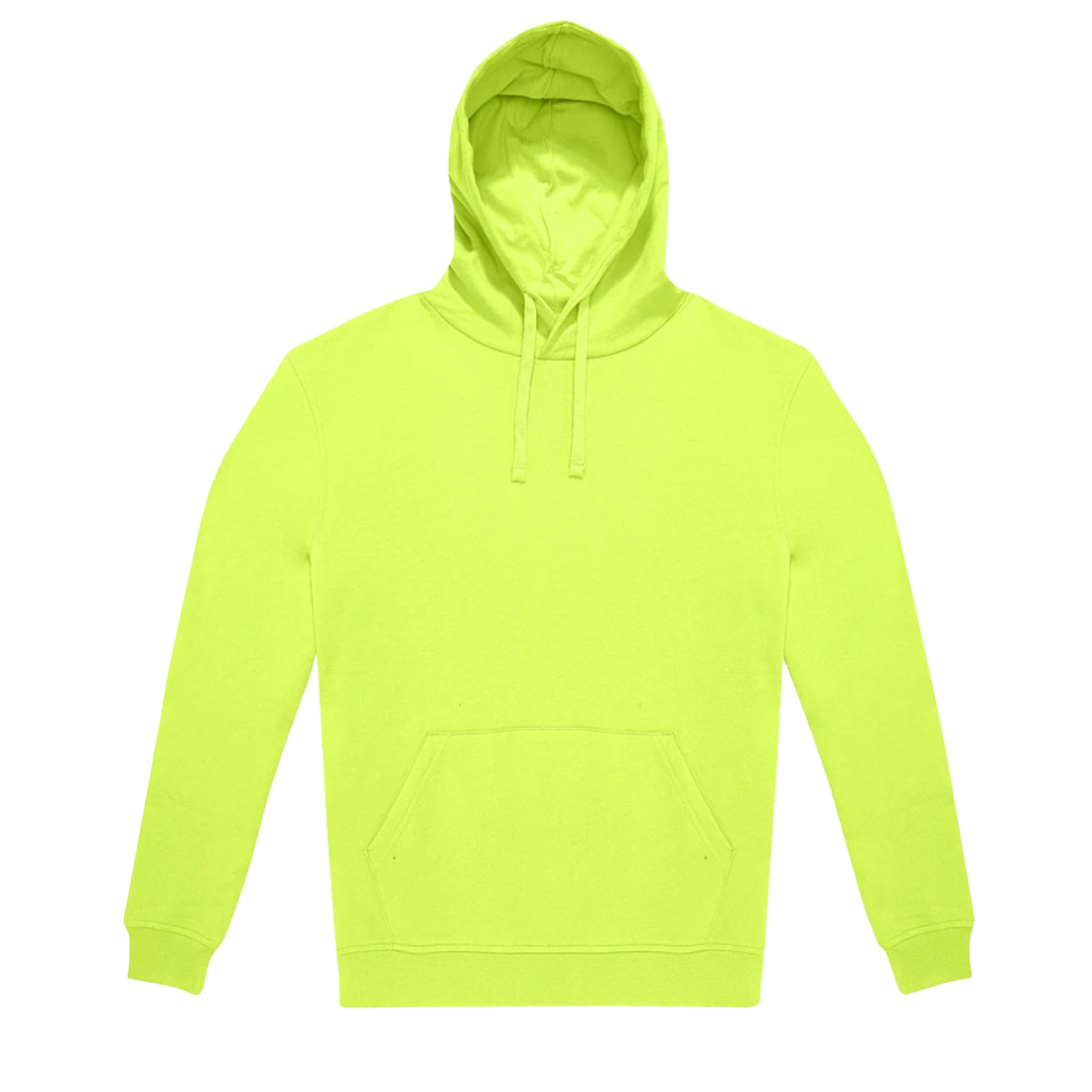 Acid Lime - Front - B&C Unisex Adult ID.223 Hoodie