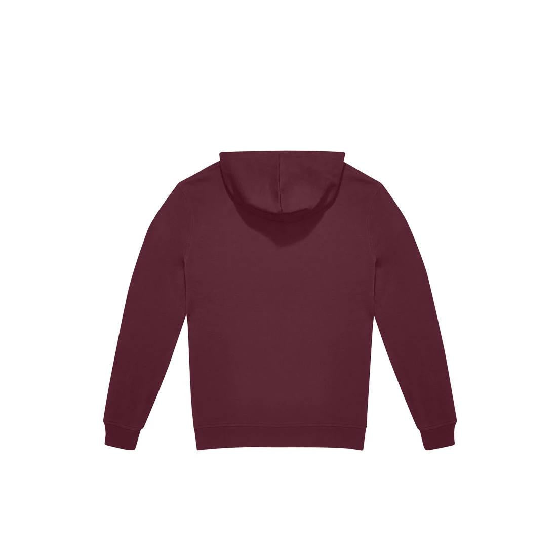 Burgundy - Back - B&C Unisex Adult ID.223 Hoodie
