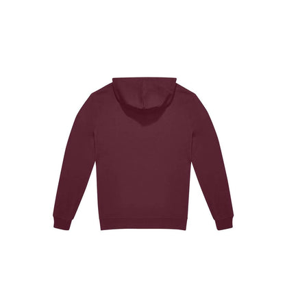 Burgundy - Back - B&C Unisex Adult ID.223 Hoodie