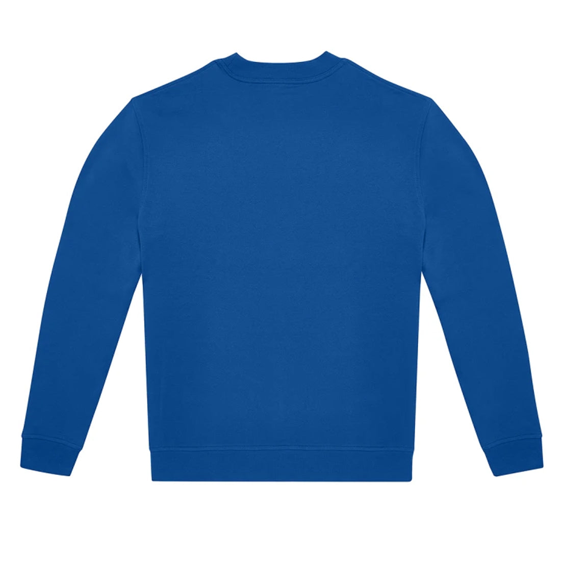 Royal Blue - Back - B&C Unisex Adult ID.222 Crew Neck Sweatshirt