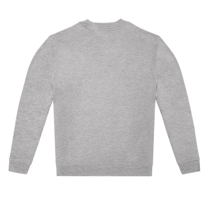 Sport Grey - Back - B&C Unisex Adult ID.222 Crew Neck Sweatshirt