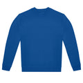 Royal Blue - Front - B&C Unisex Adult ID.222 Crew Neck Sweatshirt