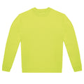 Acid Lime - Front - B&C Unisex Adult ID.222 Crew Neck Sweatshirt