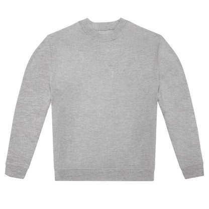 Sport Grey - Front - B&C Unisex Adult ID.222 Crew Neck Sweatshirt