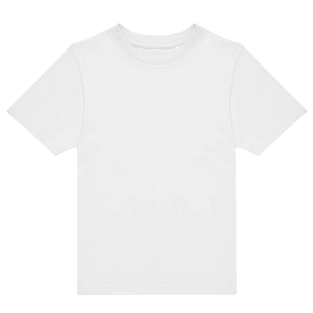 White - Front - B&C Childrens-Kids T-Shirt