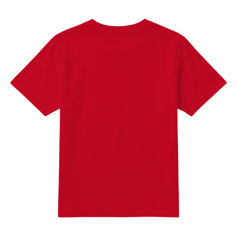 Red - Back - B&C Childrens-Kids T-Shirt