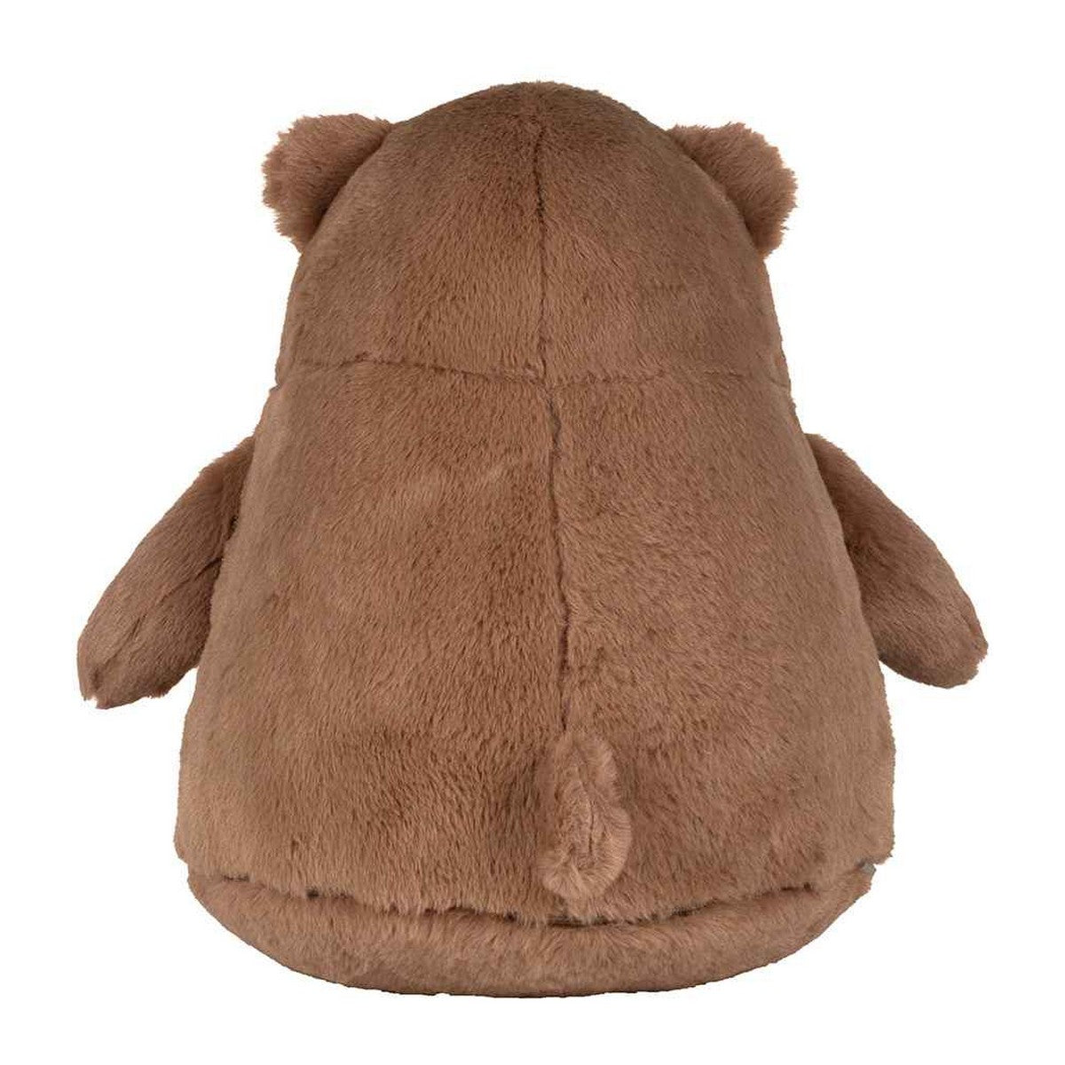 Brown - Back - Mumbles Zippie Bear Soft Plush Toy