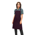 Aubergine - Back - Premier Ladies-Womens Slim Apron (no Pocket) - Workwear