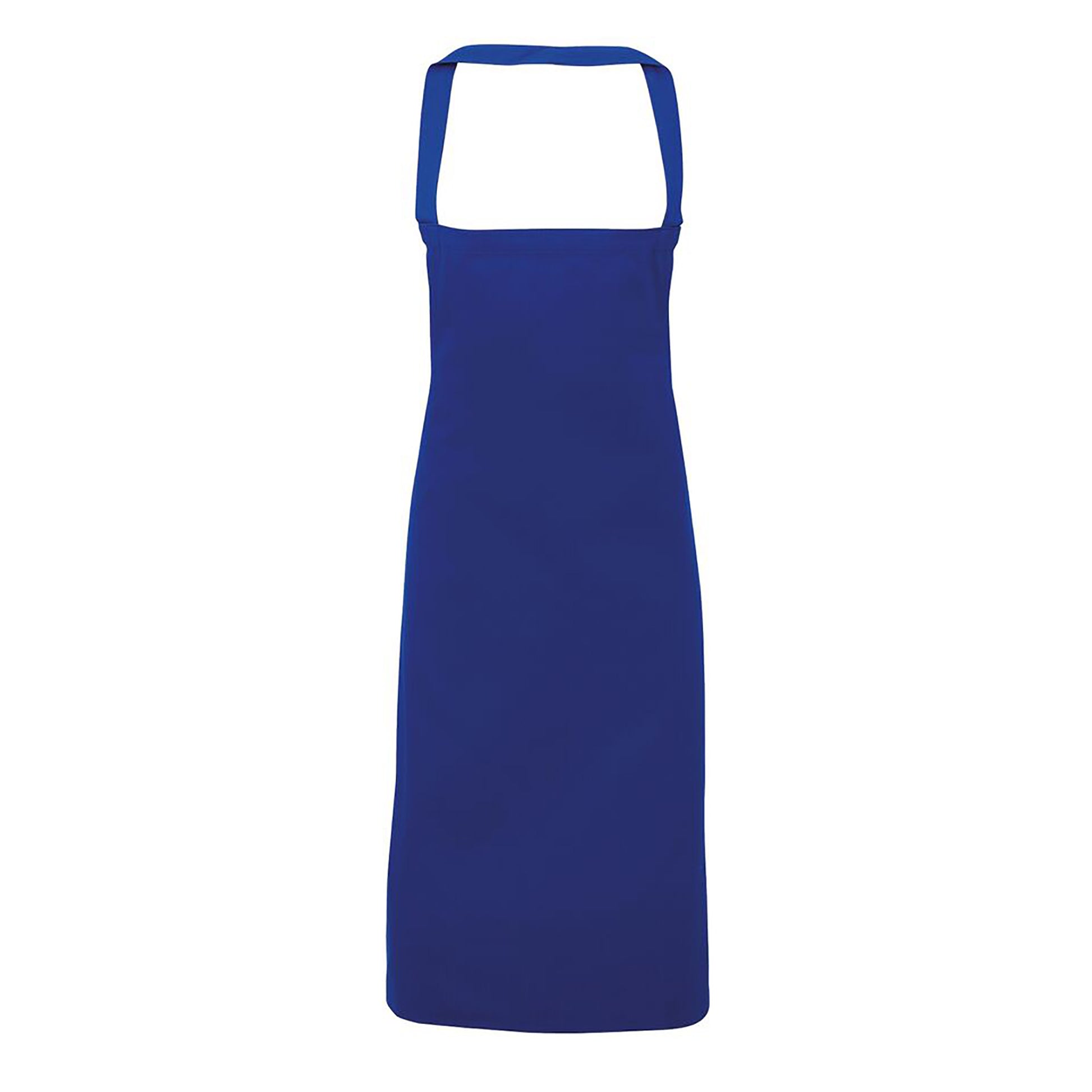 Royal - Front - Premier Ladies-Womens Slim Apron (no Pocket) - Workwear