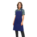 Royal - Side - Premier Ladies-Womens Slim Apron (no Pocket) - Workwear