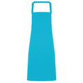 Turquoise - Front - Premier Ladies-Womens Slim Apron (no Pocket) - Workwear