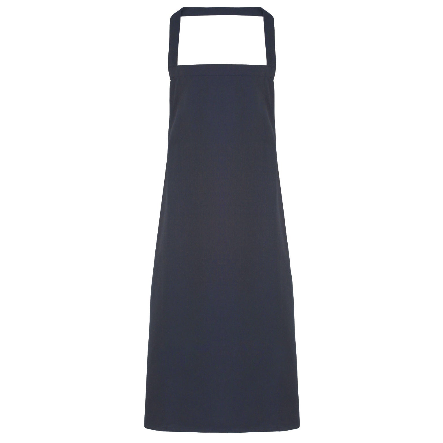 Navy - Front - Premier Ladies-Womens Slim Apron (no Pocket) - Workwear
