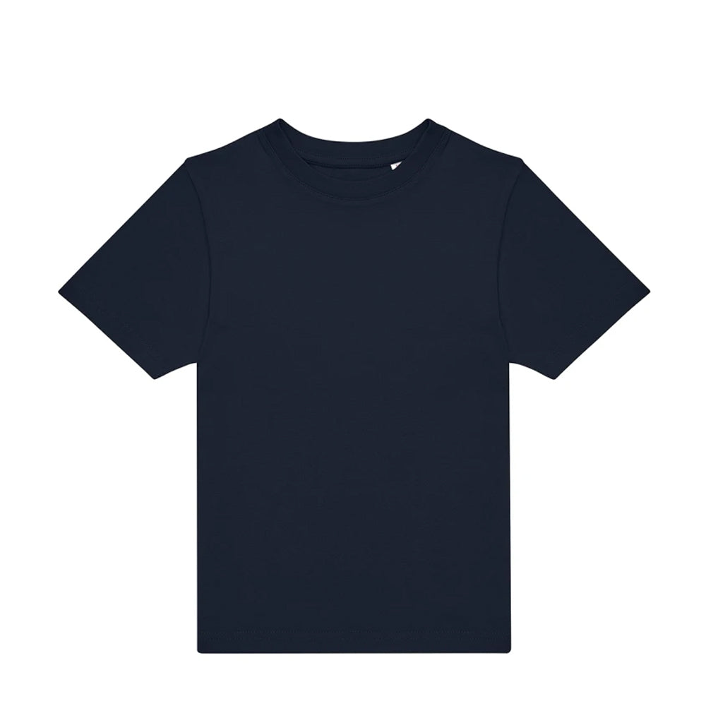 Navy - Front - B&C Childrens-Kids #E190 T-Shirt