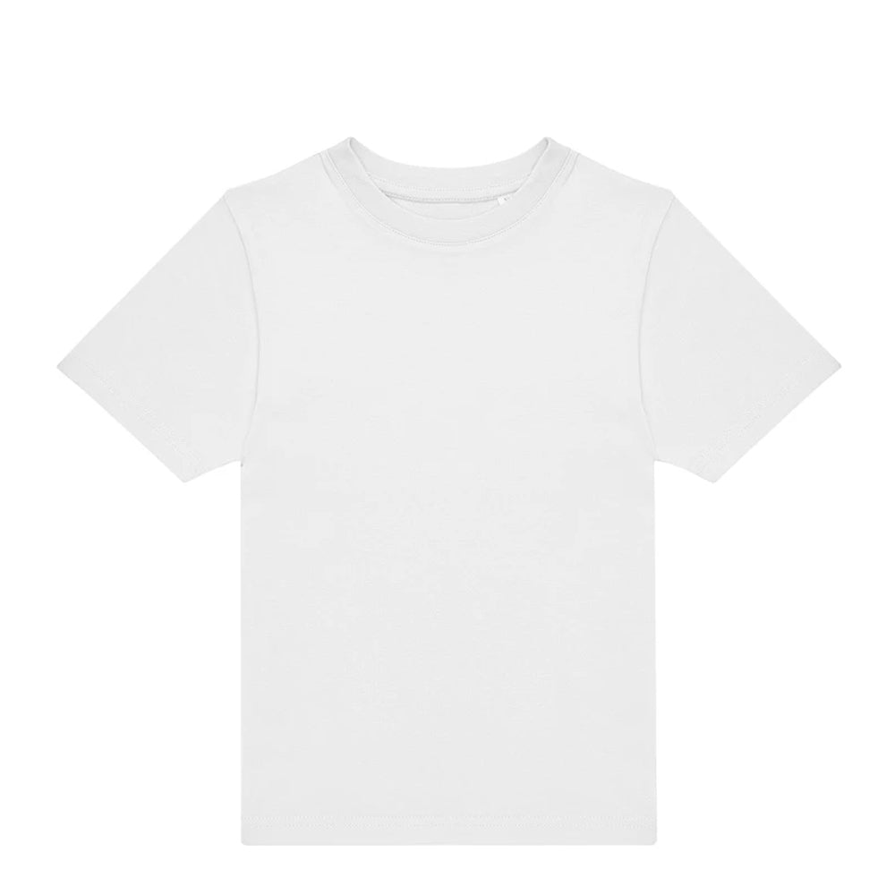 White - Front - B&C Childrens-Kids #E190 T-Shirt