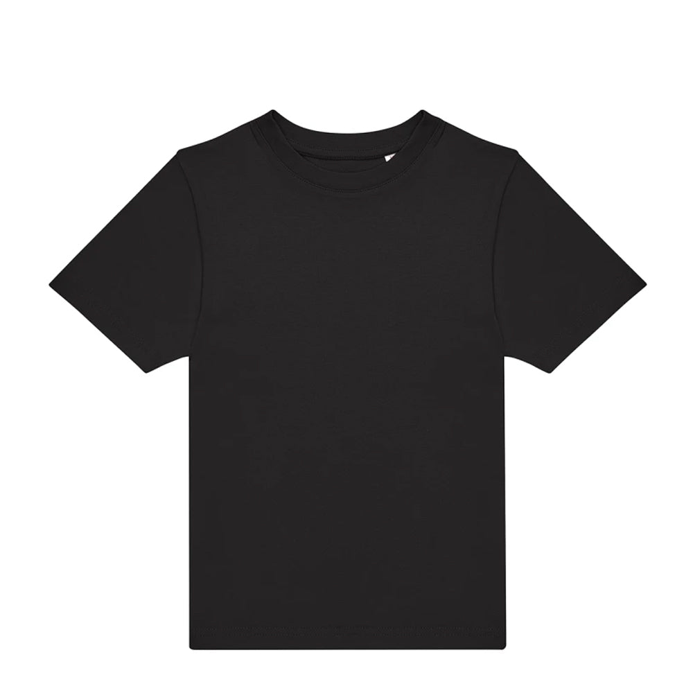 Black - Front - B&C Childrens-Kids #E190 T-Shirt