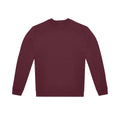 Burgundy - Front - B&C Unisex Adult ID.332 Crew Neck Sweatshirt