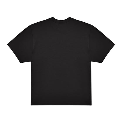 Black - Back - B&C Unisex Adult #E220 Oversized T-Shirt