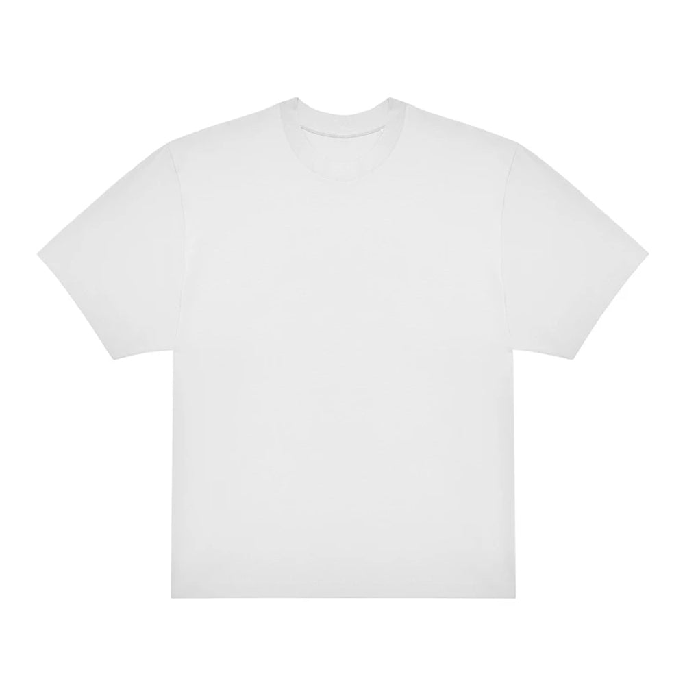 White - Front - B&C Unisex Adult #E220 Oversized T-Shirt