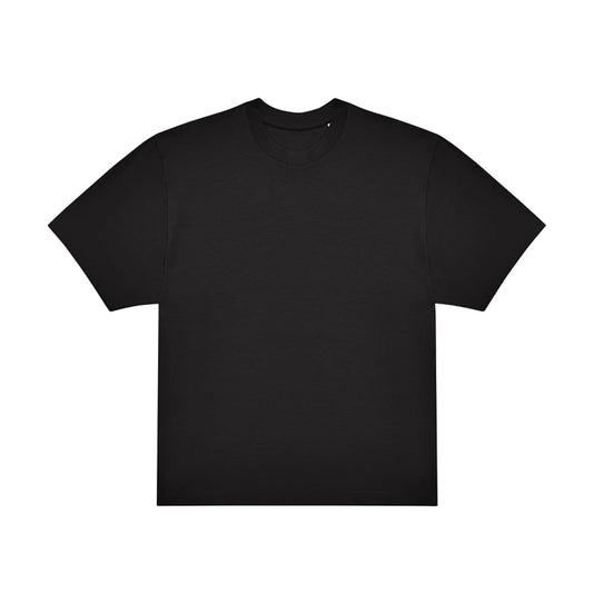 Black - Front - B&C Unisex Adult #E220 Oversized T-Shirt
