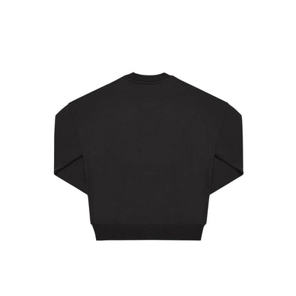 Black - Back - B&C Unisex Adult Influence Crew Neck Sweatshirt