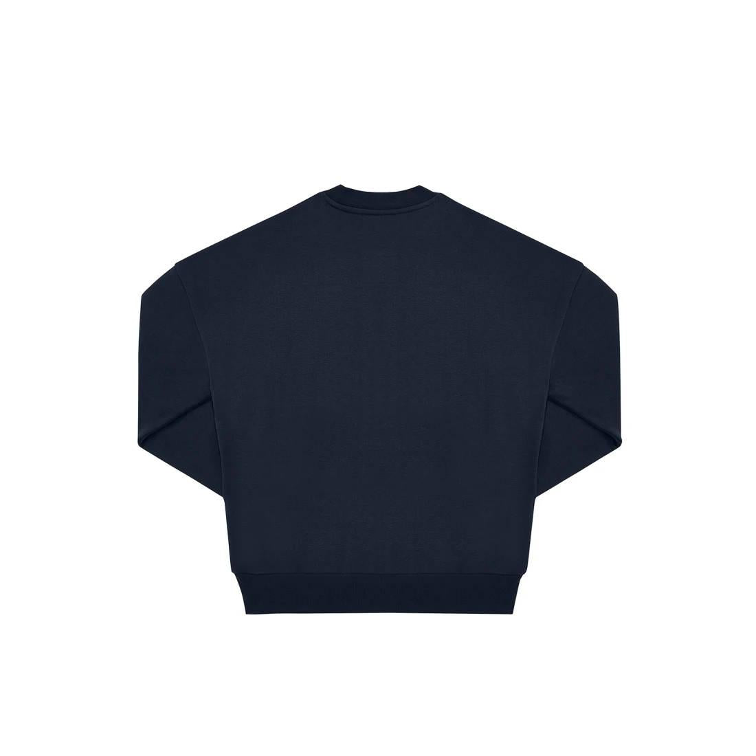 Navy - Back - B&C Unisex Adult Influence Crew Neck Sweatshirt