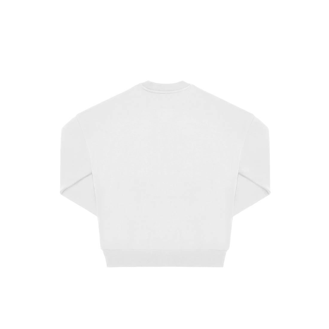 White - Back - B&C Unisex Adult Influence Crew Neck Sweatshirt