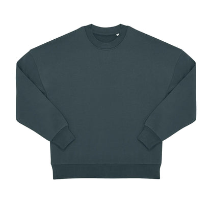Amalfi Teal - Front - B&C Unisex Adult Influence Crew Neck Sweatshirt