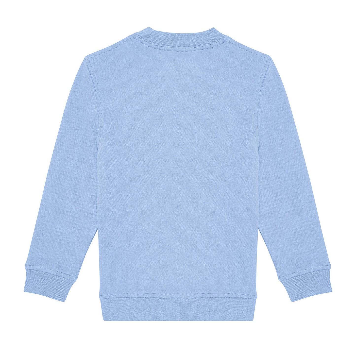 Lotus Blue - Back - B&C Childrens-Kids ID.332 Crew Neck Sweatshirt