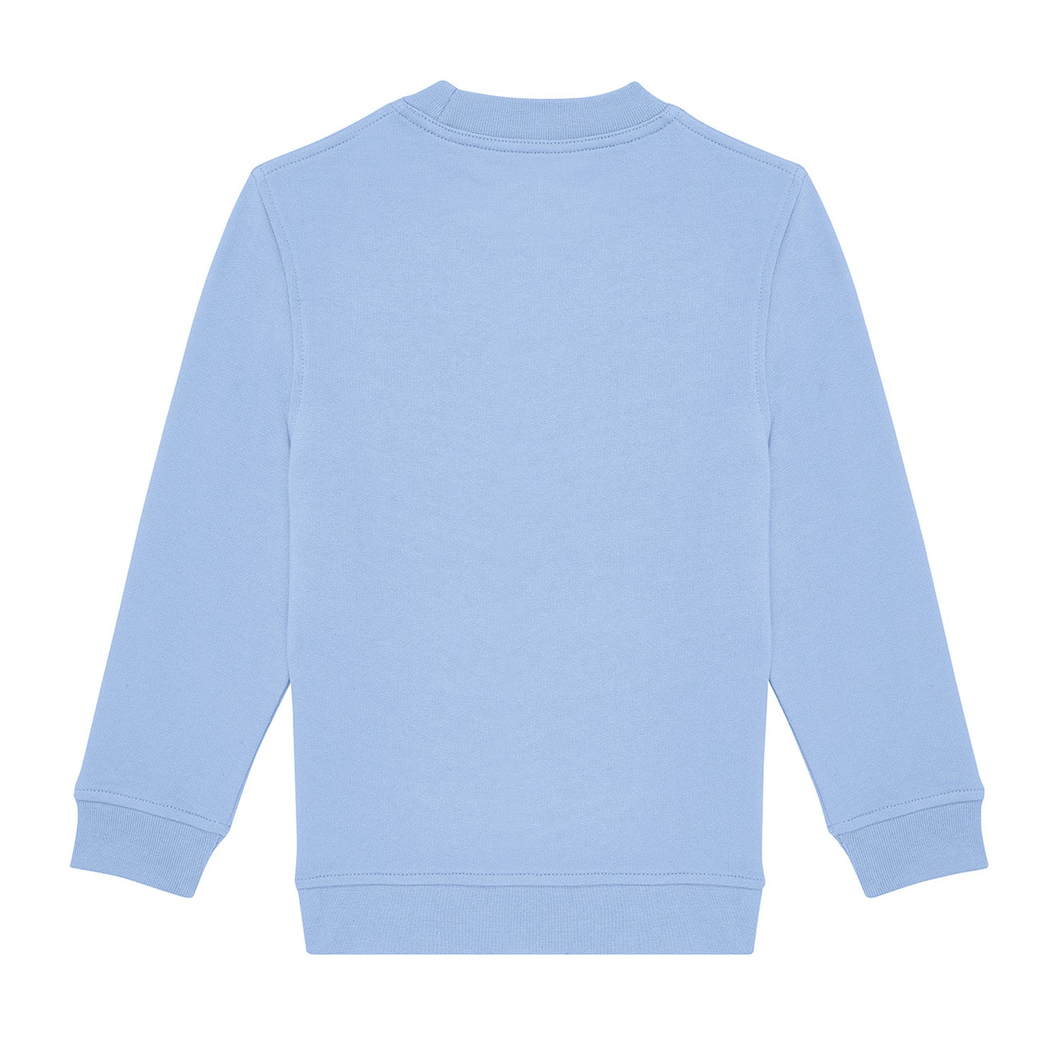Lotus Blue - Back - B&C Childrens-Kids ID.332 Crew Neck Sweatshirt