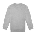 Sport Grey - Front - B&C Childrens-Kids ID.332 Crew Neck Sweatshirt