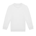 White - Front - B&C Childrens-Kids ID.332 Crew Neck Sweatshirt