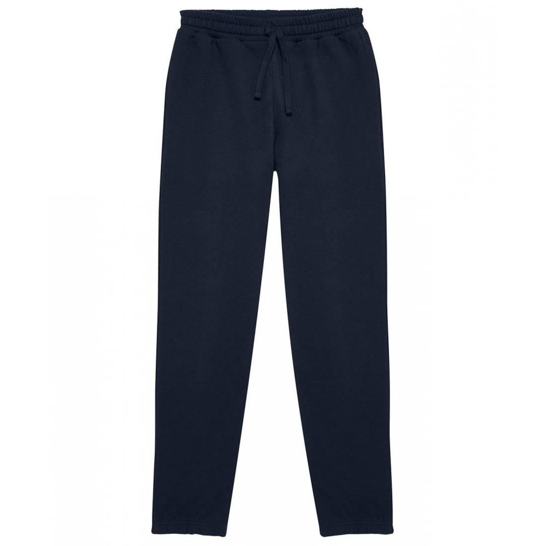 Navy - Front - B&C Unisex Adult ID.000 Jogging Bottoms
