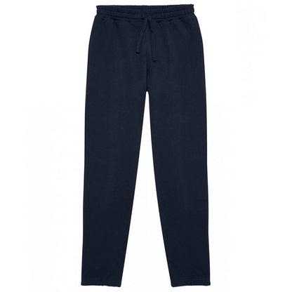 Navy - Front - B&C Unisex Adult ID.000 Jogging Bottoms