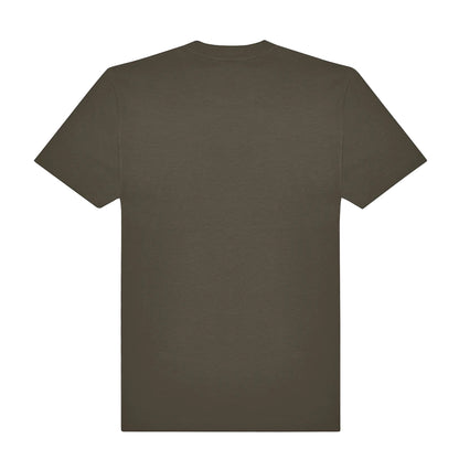 Khaki Green - Back - B&C Unisex Adult #E220 T-Shirt