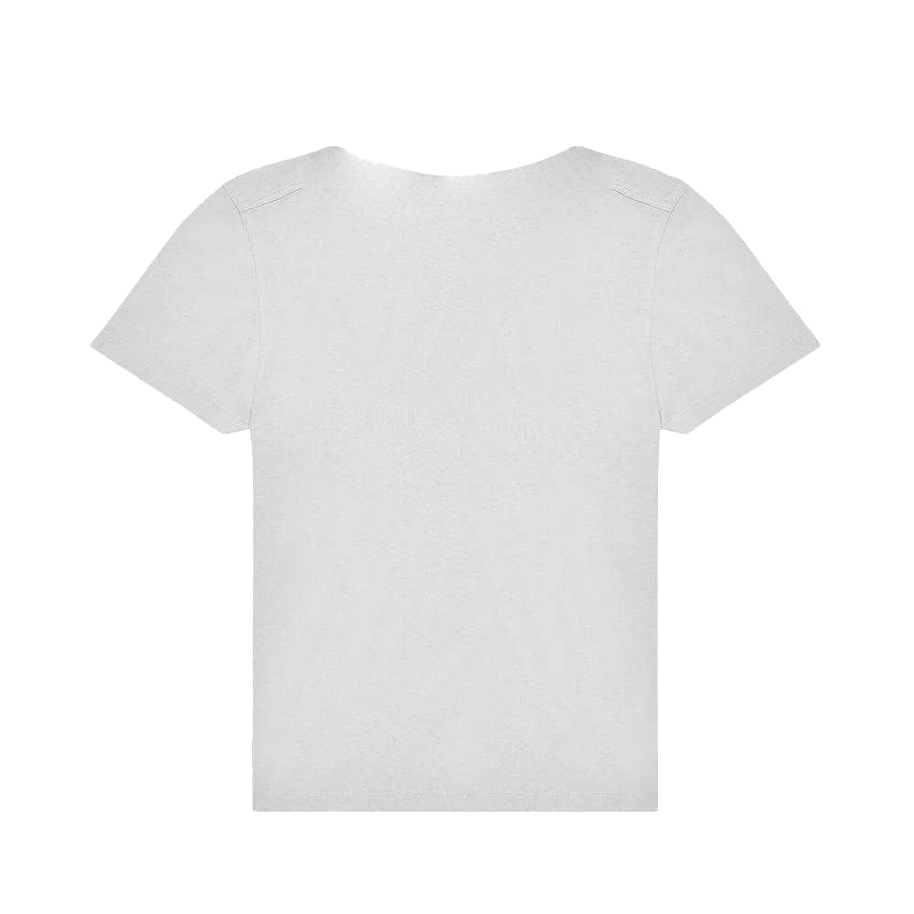 White - Back - B&C Womens-Ladies #E150 V Neck T-Shirt