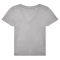 Sport Grey - Front - B&C Womens-Ladies #E150 V Neck T-Shirt