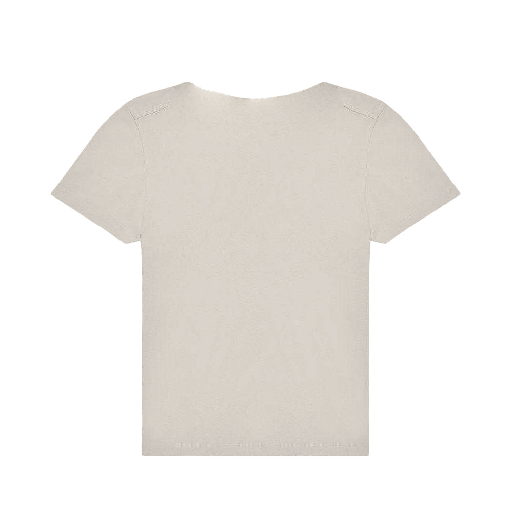 Off White - Back - B&C Womens-Ladies #E150 V Neck T-Shirt