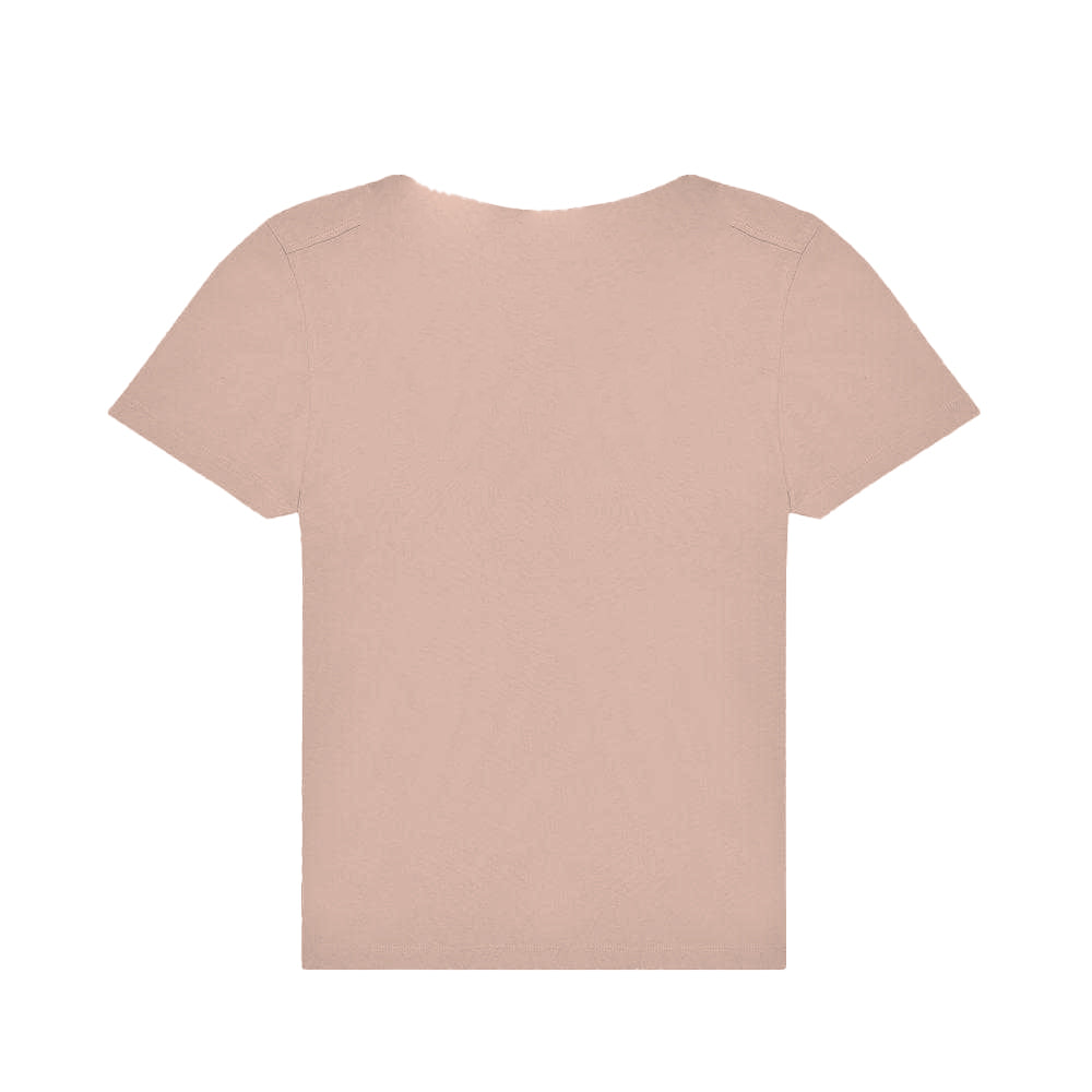 Soft Rose - Back - B&C Womens-Ladies #E150 V Neck T-Shirt