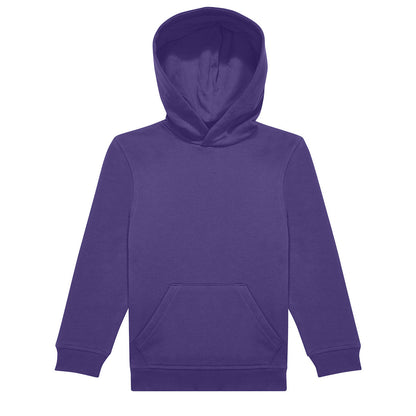Radiant Purple - Front - B&C Childrens-Kids ID.333 Hoodie