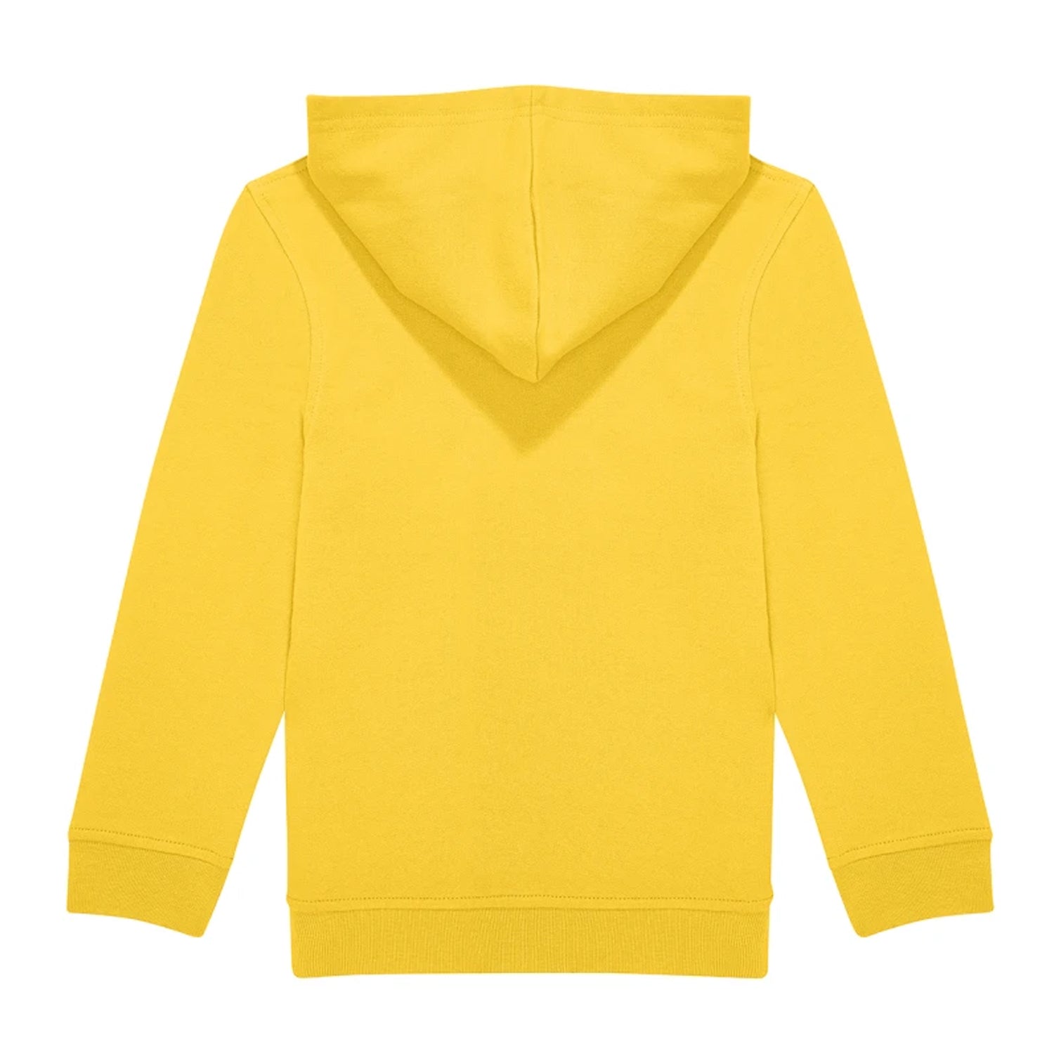 Pop Yellow - Back - B&C Childrens-Kids ID.333 Hoodie