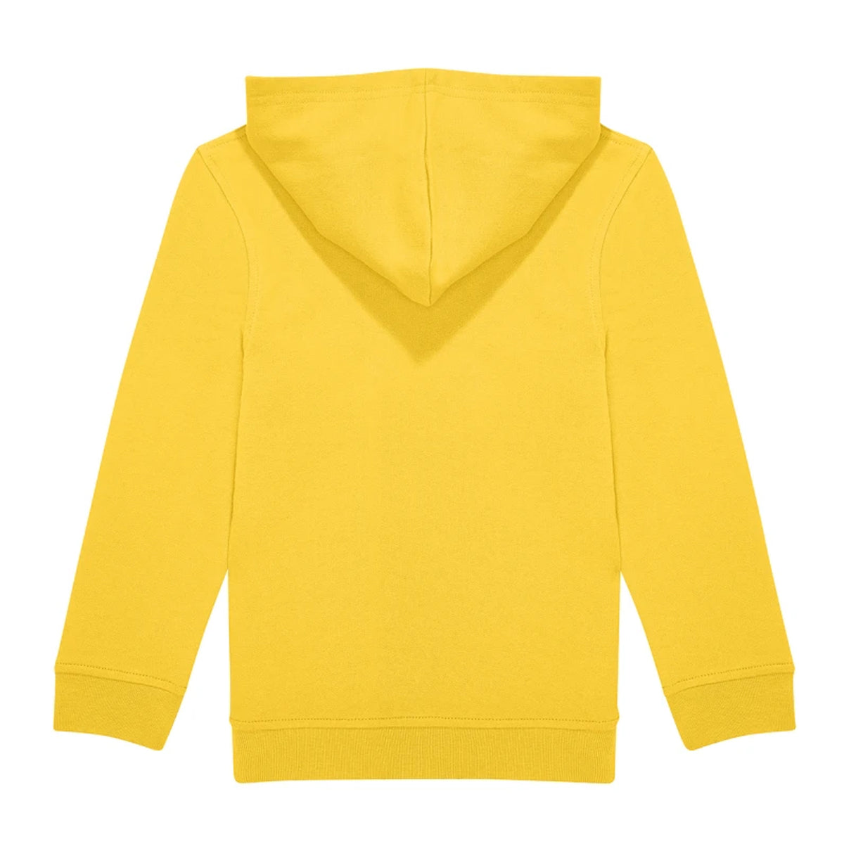 Pop Yellow - Back - B&C Childrens-Kids ID.333 Hoodie