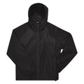 Black - Front - B&C Unisex Adult #Reset Windbreaker