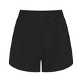 Black - Front - Tombo Womens-Ladies Double Layered Sports Shorts