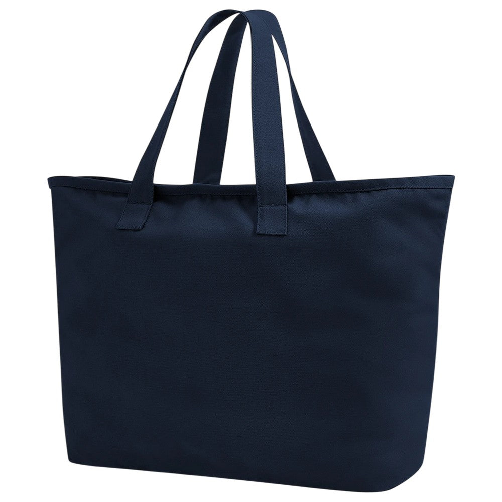 Navy - Back - Westford Mill Canvas Heavy Duty Tote Bag