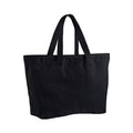Black - Front - Westford Mill Canvas Heavy Duty Tote Bag