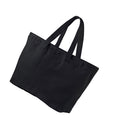 Black - Back - Westford Mill Canvas Heavy Duty Tote Bag