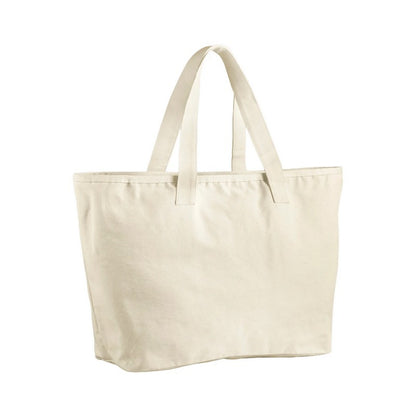 Natural - Front - Westford Mill Canvas Heavy Duty Tote Bag