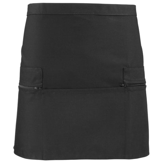 Black - Front - Premier Waist Apron - Workwear
