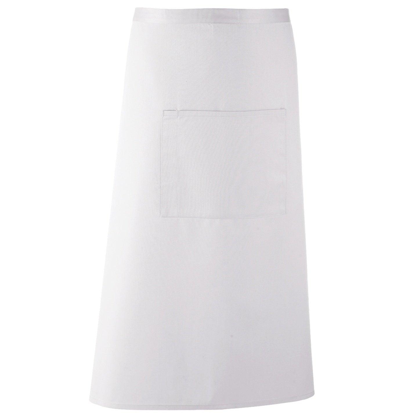 White - Front - Premier Ladies-Womens Bar Apron - Workwear